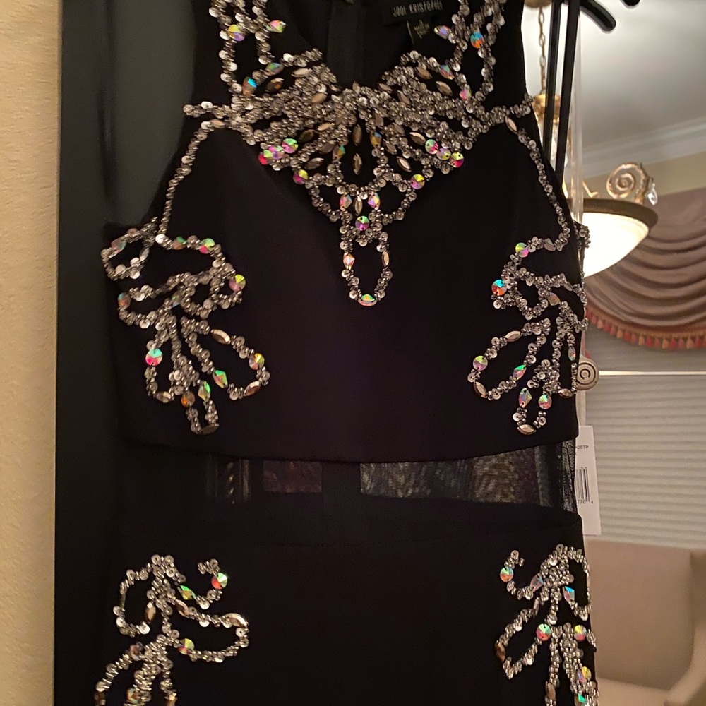 Black evening gown - Picture 3 of 4